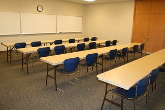 FAR classroom with tables and chairs